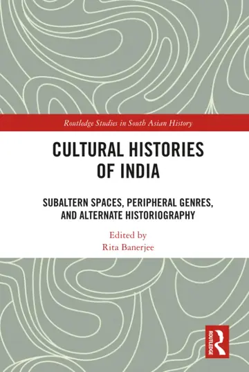 Cover of Cultural Histories of India