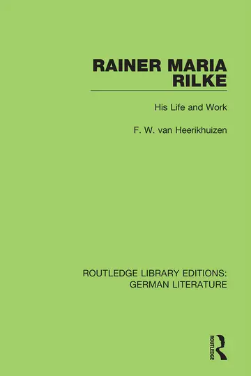 Cover of Rainer Maria Rilke