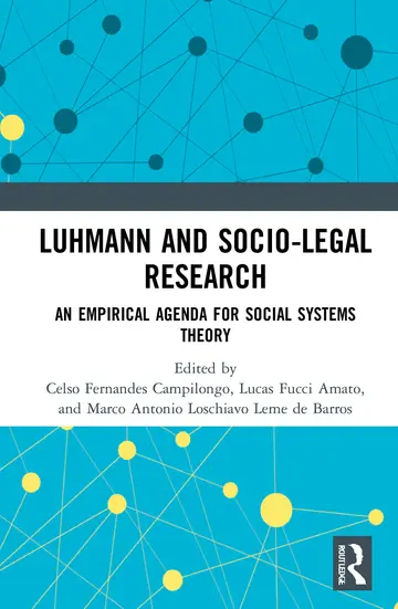 Cover of Luhmann and Socio-Legal Research