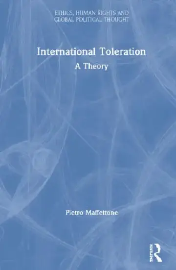 Cover of International Toleration