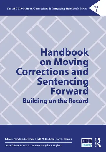 Cover of Handbook on Moving Corrections and Sentencing Forward