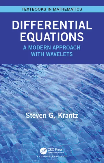 Cover of Differential Equations a Modern Approach with Wavelets (hb 2020)