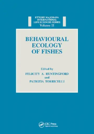 Cover of Behavioural Ecology of Fishes