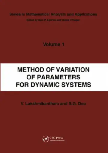 Cover of Method of Variation of Parameters for Dynamic Systems