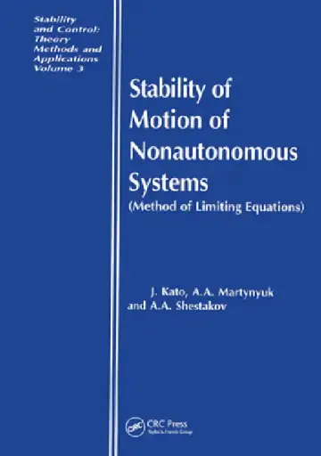 Cover of Stability of Motion of Nonautonomous Systems (Methods of Limiting Equations)