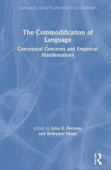 Cover of The Commodification of Language