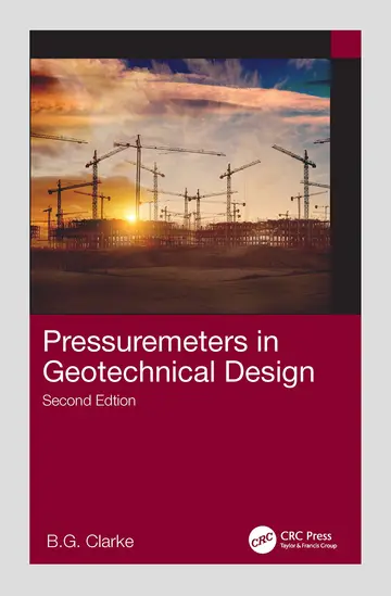 Cover of Pressuremeters in Geotechnical Design 2Ed