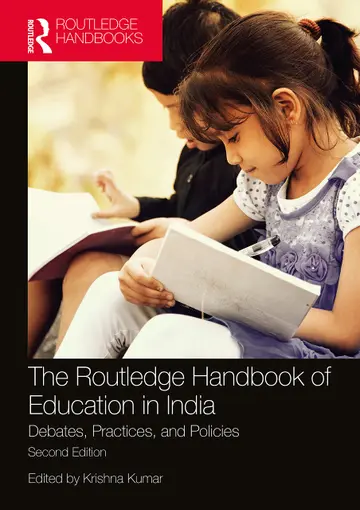 Cover of The Routledge Handbook of Education in India