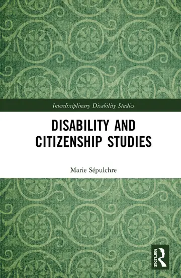 Cover of Disability and Citizenship Studies