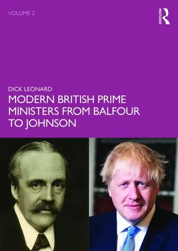 Cover of Modern British Prime Ministers from Balfour to Johnson