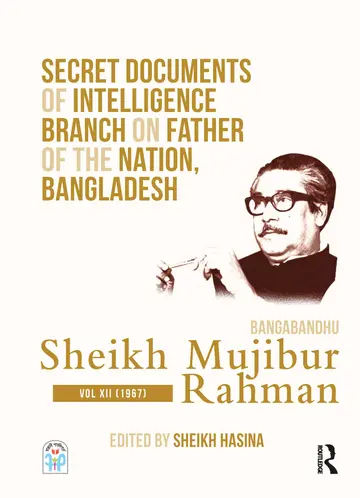 Cover of Secret Documents of Intelligence Branch on Father of the Nation, Bangladesh