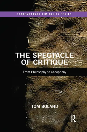 Cover of The Spectacle of Critique
