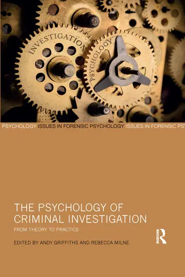 Cover of The Psychology of Criminal Investigation