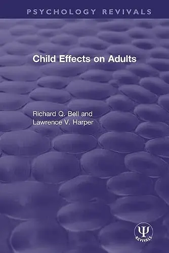Cover of Child Effects on Adults