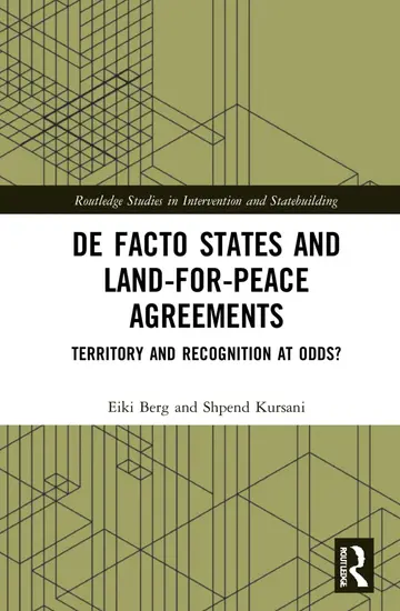 Cover of De Facto States and Land-for-Peace Agreements