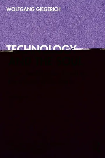 Cover of Technology and the Soul