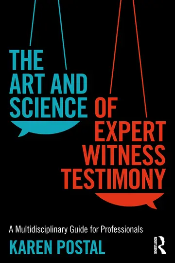 Cover of The Art and Science of Expert Witness Testimony