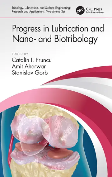 Cover of Progress in Lubrication and Nano- and Biotribology