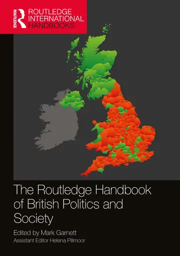 Cover of The Routledge Handbook of British Politics and Society