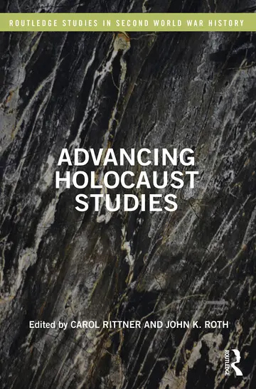 Cover of Advancing Holocaust Studies