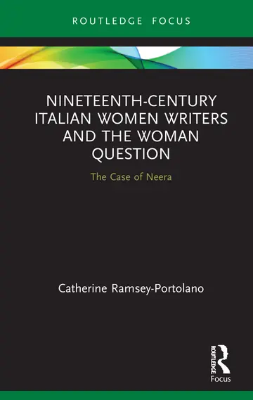Cover of Nineteenth-Century Italian Women Writers and the Woman Question