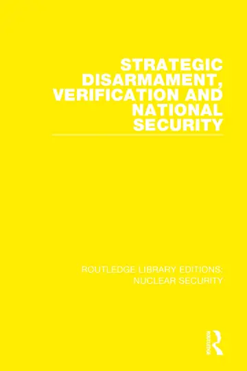 Cover of Strategic Disarmament, Verification and National Security