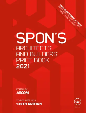 Cover of Spon's Architects' and Builders' Price Book 2021