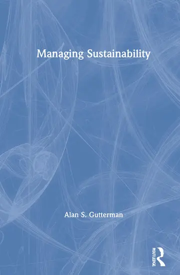 Cover of Managing Sustainability