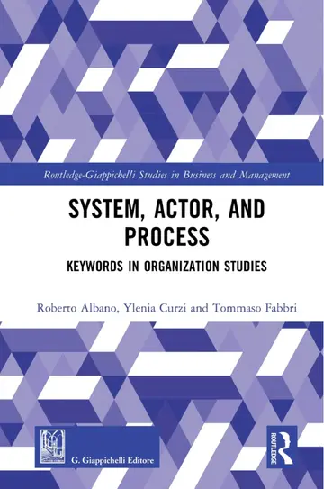 Cover of System, Actor, and Process