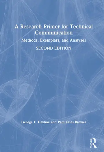 Cover of A Research Primer for Technical Communication