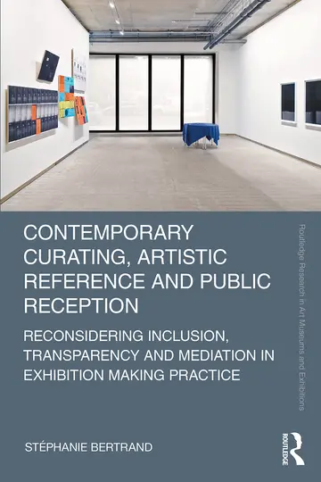 Cover of Contemporary Curating, Artistic Reference and Public Reception