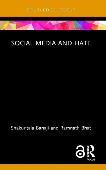 Cover of Social Media and Hate