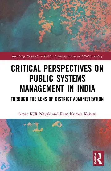 Cover of Critical Perspectives on Public Systems Management in India