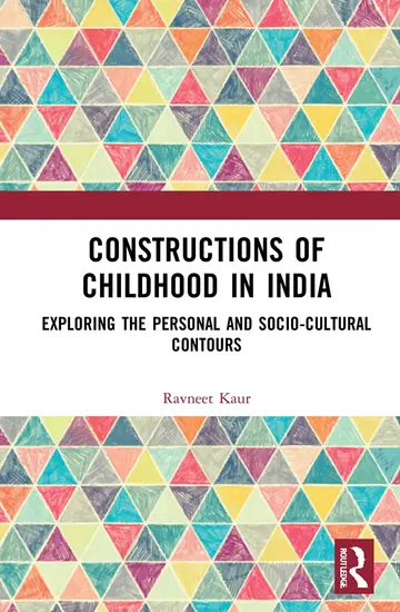 Cover of Constructions of Childhood in India