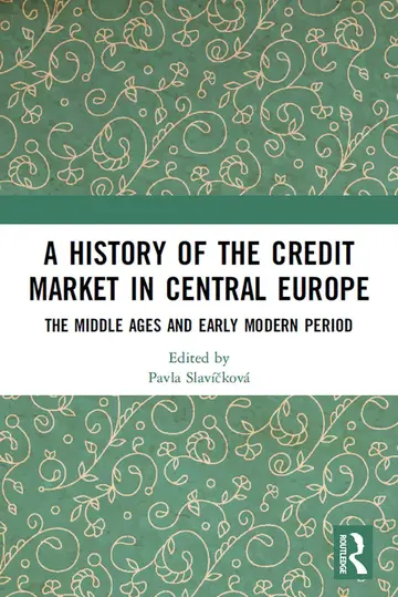 Cover of A History of the Credit Market in Central Europe