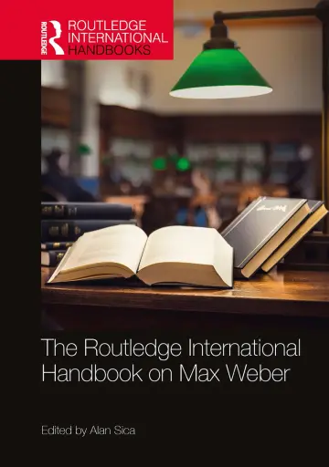 Cover of The Routledge International Handbook on Max Weber