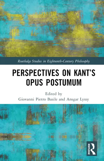 Cover of Perspectives on Kant’s Opus Postumum