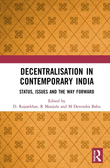 Cover of Decentralisation in Contemporary India
