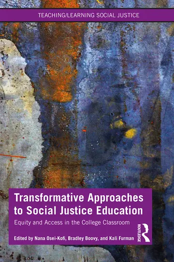 Cover of Transformative Approaches to Social Justice Education