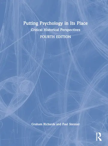 Cover of Putting Psychology in Its Place