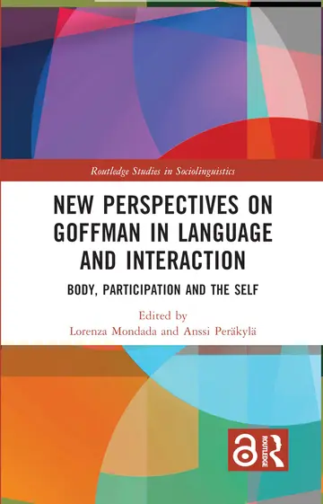 Cover of New Perspectives on Goffman in Language and Interaction