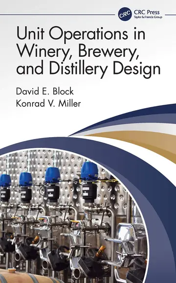 Cover of Unit Operations in Winery Brewery and Distillery Design
