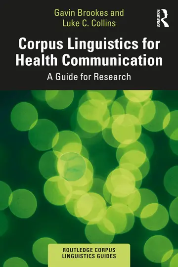 Cover of Corpus Linguistics for Health Communication
