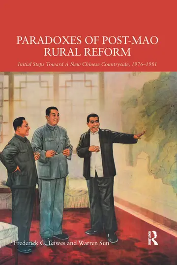 Cover of Paradoxes of Post-mao Rural Reform