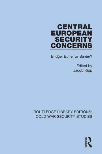 Cover of Central European Security Concerns