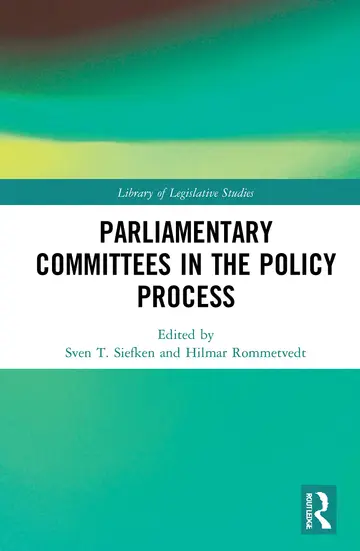 Cover of Parliamentary Committees in the Policy Process