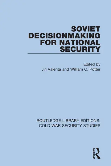 Cover of Soviet Decisionmaking for National Security