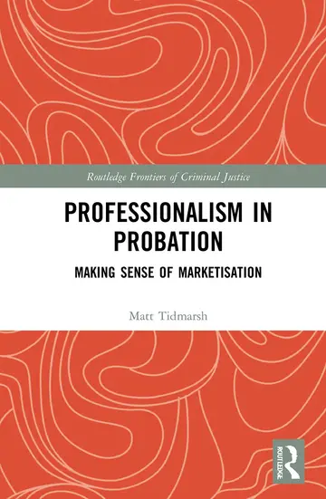 Cover of Professionalism in Probation
