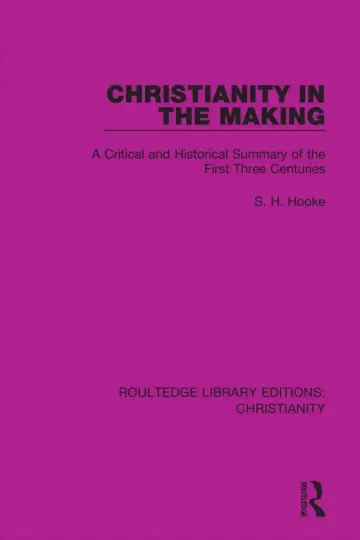 Cover of Christianity in the Making