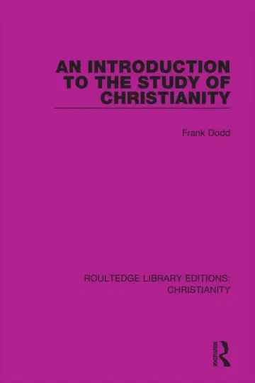 Cover of An Introduction to the Study of Christianity